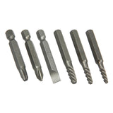 7pc Mini Impact Driver & Screw Extractor Set