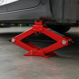 Buy the Powerbuilt 1.6 Ton / 1500 Kg Scissor Jack online in NZ. Compliant with AS/NZS 2693:2007, heavy-duty steel frame, 120–410mm lift range. Fast NZ shipping.
