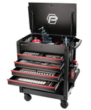 196pc Service Cart & Tools Kit 5dr Rolling Service