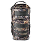 his compact accordion style pack is perfect size for when you want to travel light, such as city exploring or hiking excursion.  The water-resistant construction keeps your gear dry and secure in any climate.  Hydration and laptop compatible.  Constructed of rugged, water-resistant 600-denier tactical nylon, it features self-repairing zippers and reinforced webbing for strength and durability.
