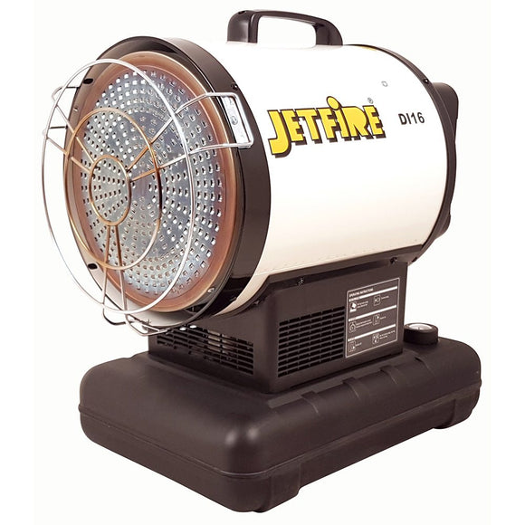 JETFIRE 16kW Diesel Radiant Heater-Heater-Jetfire-Herbos Equipment Limited
