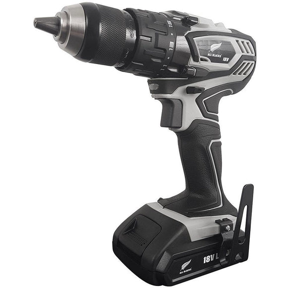 ALL BLACKS - 18V Lithium-Ion Heavy-Duty Cordless Drill-Cordless Drill-Herbos Equipment Limited-Herbos Equipment Limited