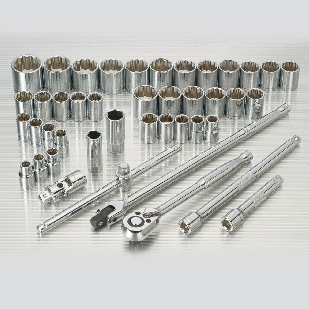 Powerbuilt 1/2Dr 44Pc Combination Socket Set – Herbos Equipment