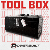 POWERBUILT 16" Portable Steel Tool Box
