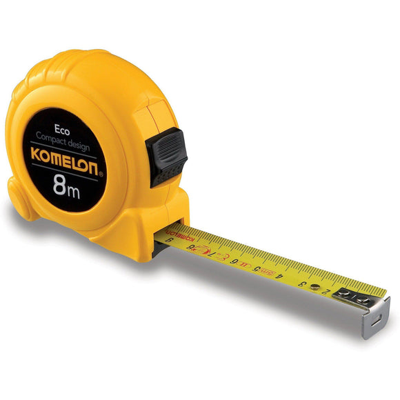 KOMELON 8mx25mm ECO Pocket Tape-Tape Measure-Komelon-Herbos Equipment Limited