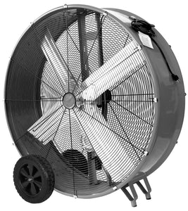 Powerbuilt 106Cm High Capacity Belt-Drive Barrel Fan