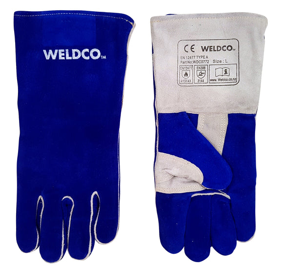 WELDCO Welding Gloves - BLUE 40cm/16