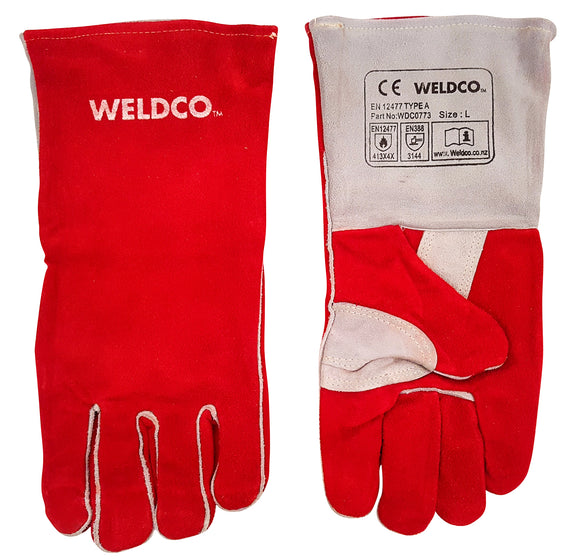 WELDCO Welding Gloves - RED 40cm/16